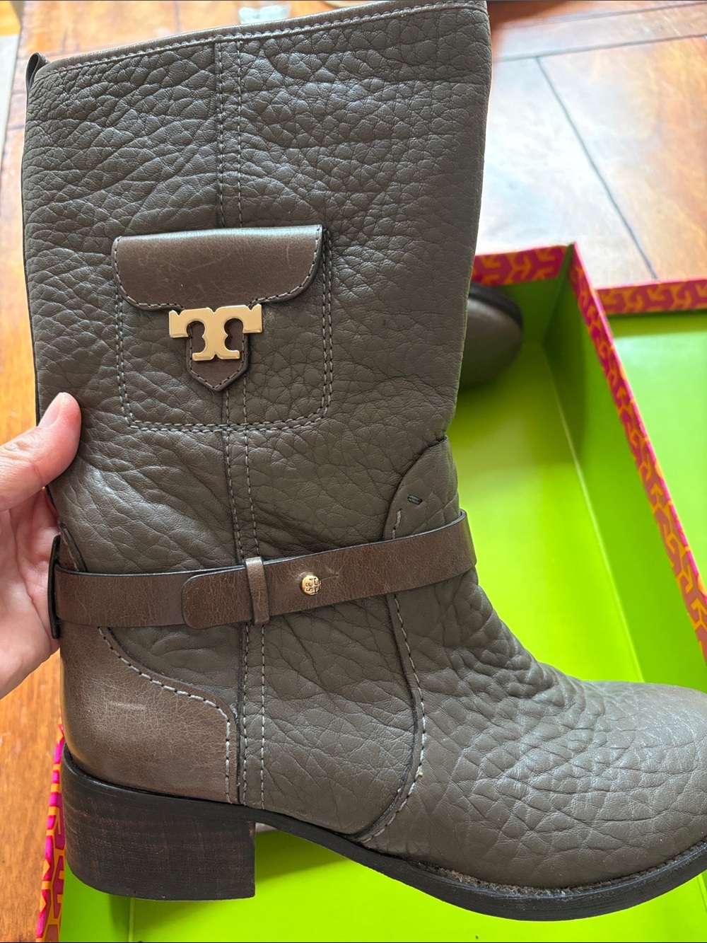 Tory Burch leather boot